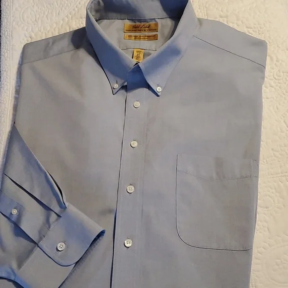 roundtree and yorke gold label dress shirts Big Tall Classic Fit Point Collar Diamond Print Shirt, Mens, 18.5 x 34/35 Big, Purple/White/Navy wash fabriccotton pinpointMachine wash/tumble dryImported Roundtree & Yorke Gold Label